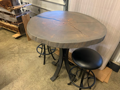 Live Edge Pub Height Table