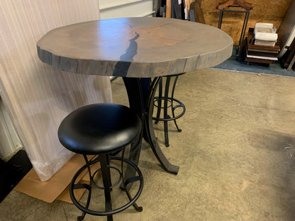 Live Edge Pub Height Table