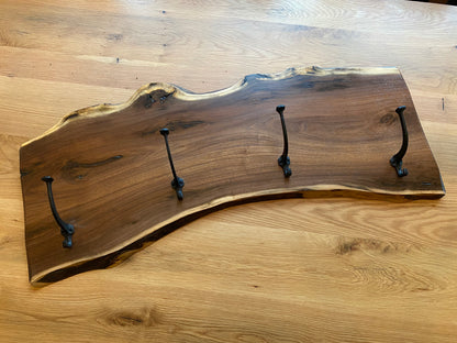 Live Edge Coat Rack